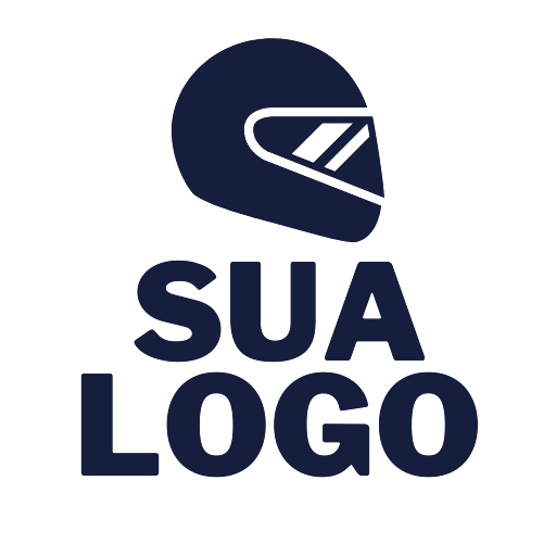 A logo da sua empresa no centro da operação