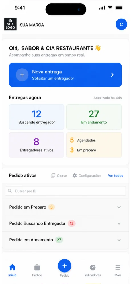 App B2B com a sua marca